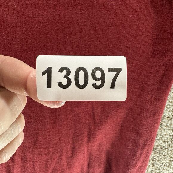 Lucky Brand Sweater Womens Extra Large Red V Neck Pullover New With Tags Ladies - Picture 14 of 14